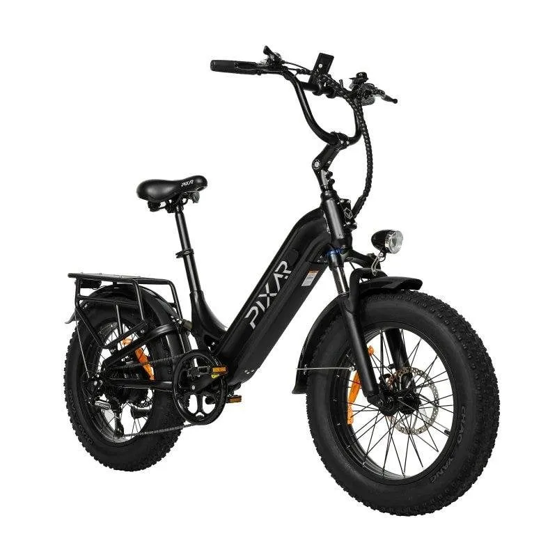 Bicicletta Elettrica Pixar Ride 1 Nera 500W 48V Pieghevole 32 km/h Autonomia 60-90 km - immagine 1