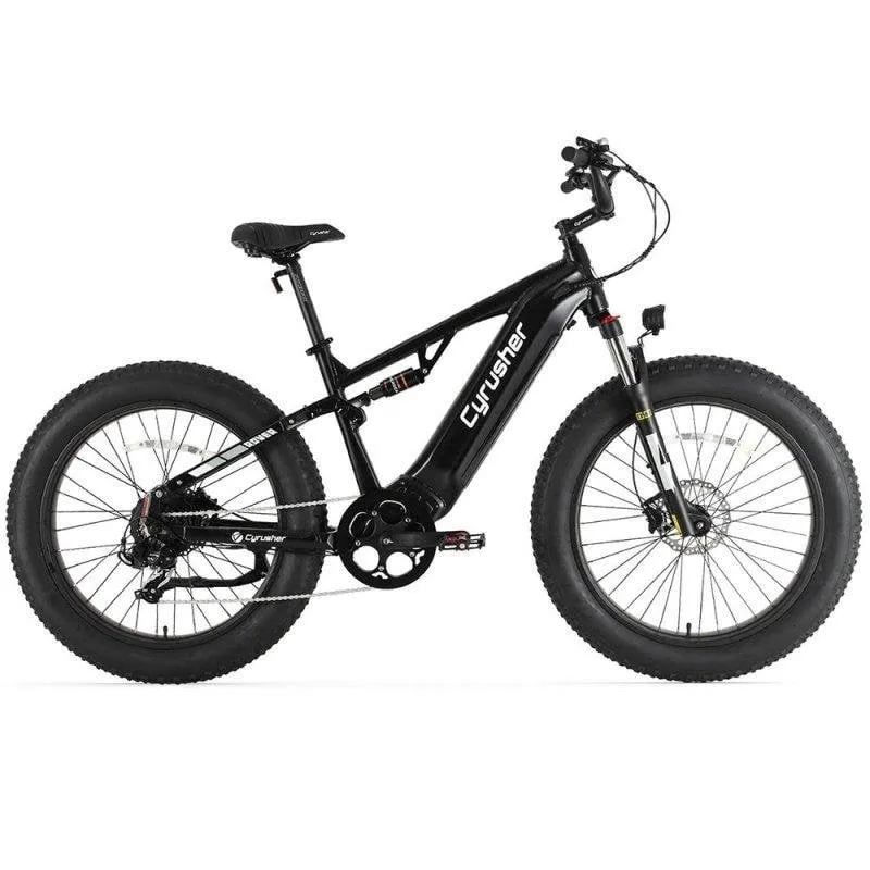 Bicicletta Elettrica Cyrusher Rover Sospensione Totale Batteria 52V 15,6Ah - immagine 1