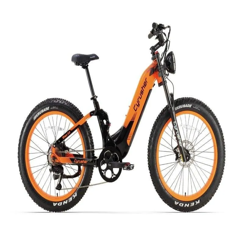 Bicicletta elettrica Cyrusher Trax 2.0 Bafang 250W Batteria 52V 20Ah - immagine 1