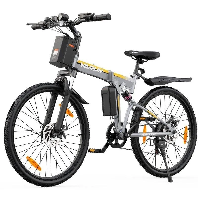 Bicicletta elettrica pieghevole VARUN M26-3 PRO batteria 48V 7,8Ah sospensione totale - immagine 1