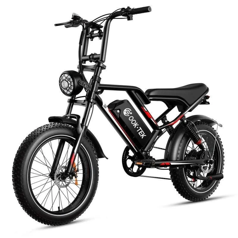 Bicicletta Elettrica OOKTEK S8 Pneumatici Larghi Batteria 48V 17,5Ah Sospensione Totale - immagine 1
