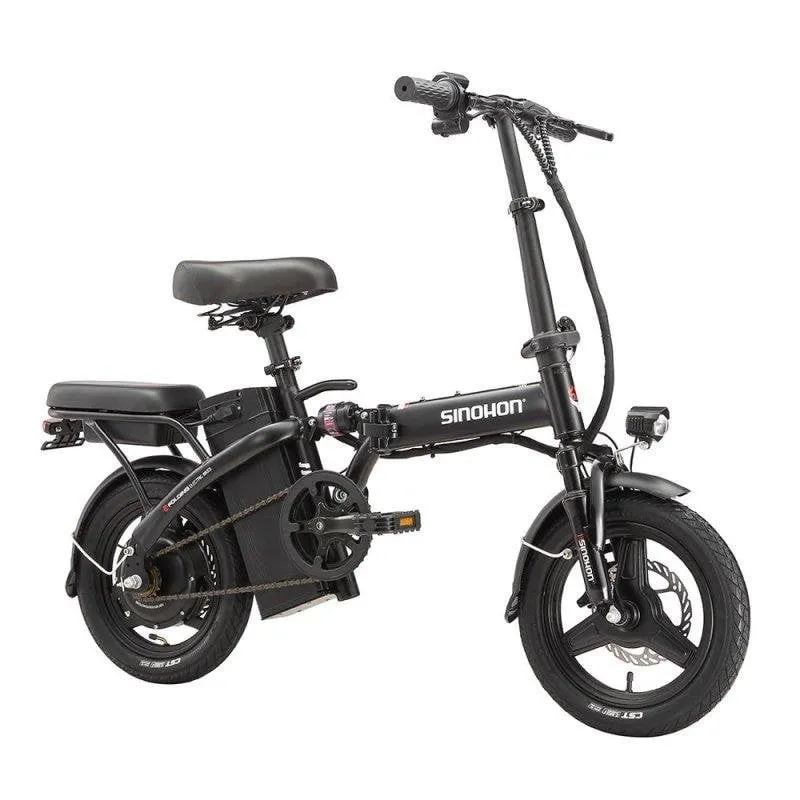 Bicicletta elettrica pieghevole Sinohon M3 14" batteria litio 36V 10.4Ah - immagine 1