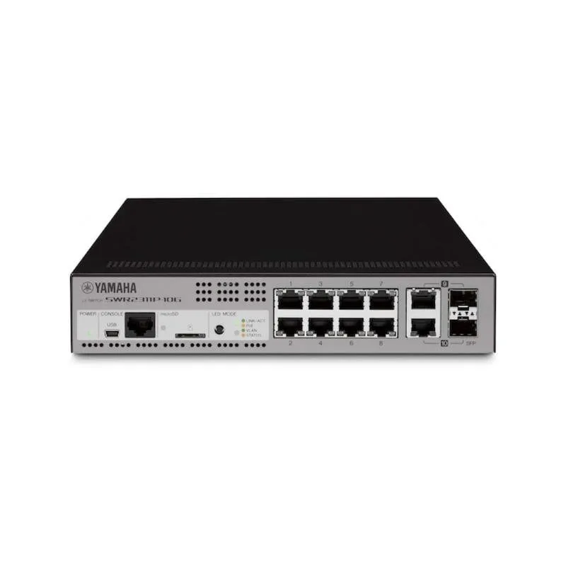 Switch Yamaha SWR2311P-10G 10 porte 10G PoE gestito L2 - immagine 1