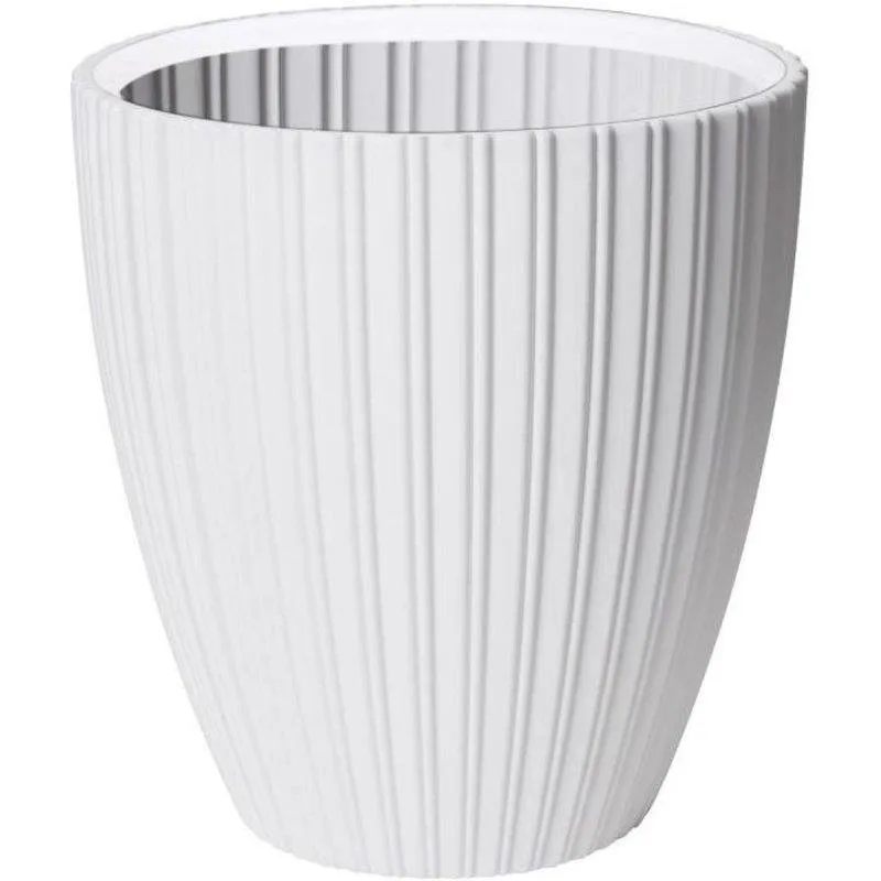 Vaso Garden ID Fancy Bianco 40 cm x 42 cm 36 L Resistente Riciclato - immagine 1