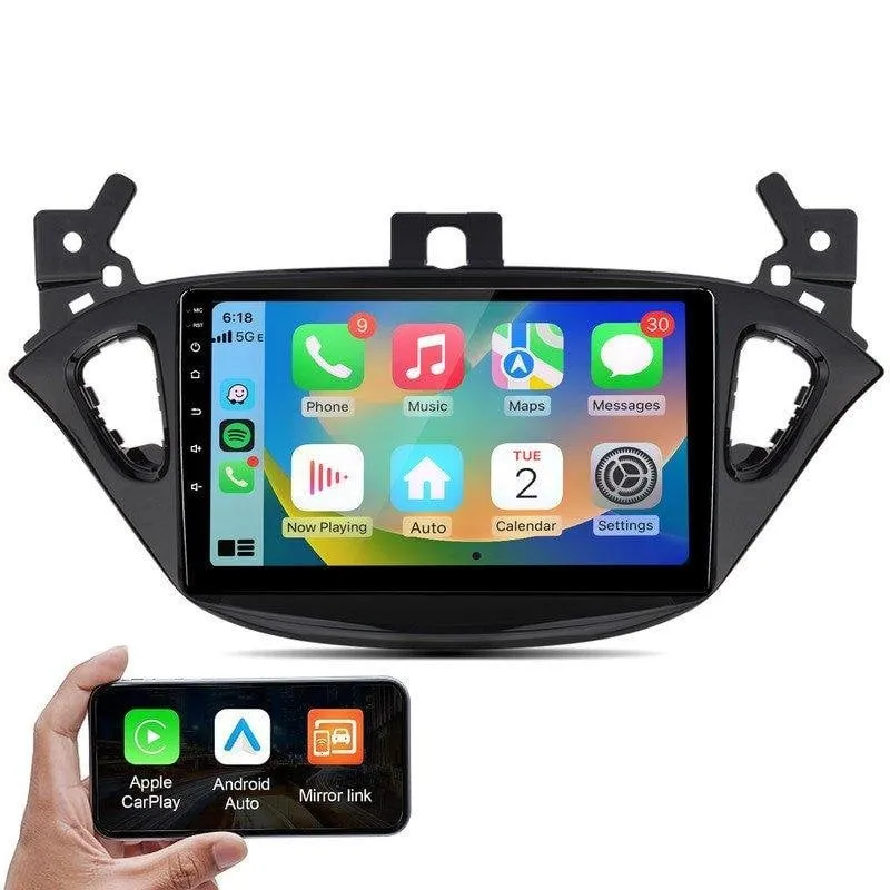 Autoradio Linux JUNSUN Opel Corsa E Adam CarPlay Android Auto - immagine 1