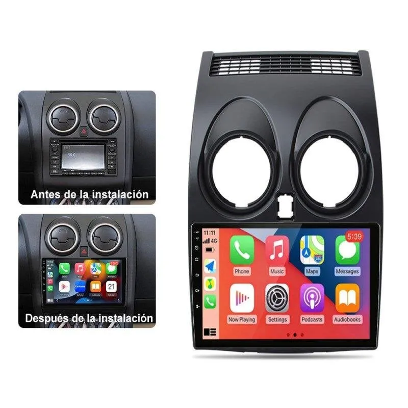 Autoradio 2 Din JUNSUN Nissan Qashqai 1J10 CarPlay Android Auto DSP 64GB - immagine 1