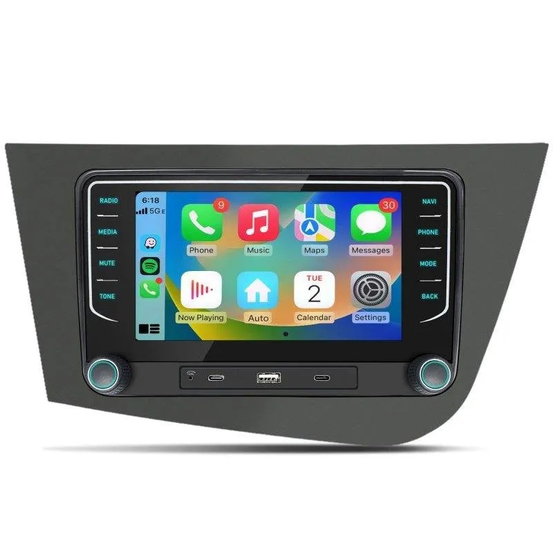 Autoradio JUNSUN Seat León CarPlay Android Auto GPS 64GB - immagine 1
