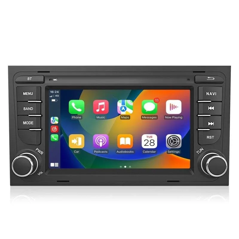 Autoradio 7'' CarPlay Android 2+64GB Audi A4 8E B6 B7 - immagine 1