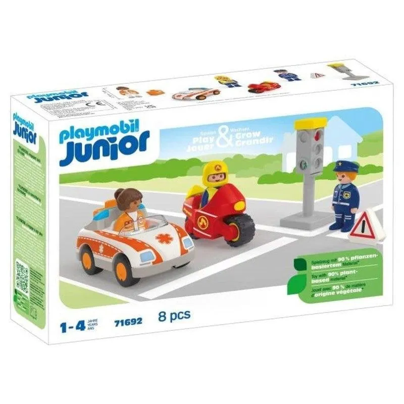 Giocattolo Playmobil 71692 Eroi Del Quotidiano Veicoli di Soccorso e 3 Figure - immagine 1