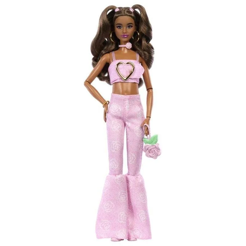 Bambola Barbie Deluxe Style Tenue Rose Coeur 295 mm - immagine 1