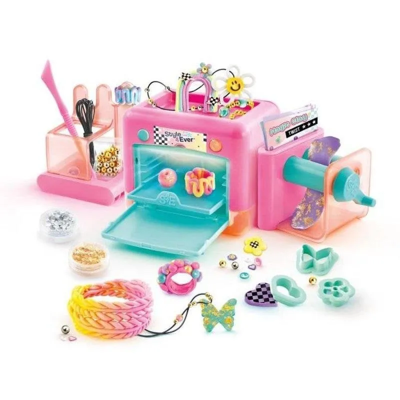 Kit Canal Toys Magic Clay Jewellery Maker - 20 pezzi e forno giocattolo - immagine 1