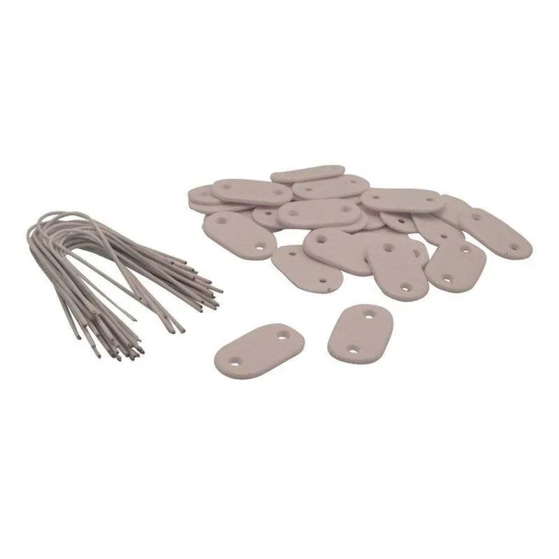 Kit fissaggio Nature Taupe per canisse e brise-vue - immagine 1