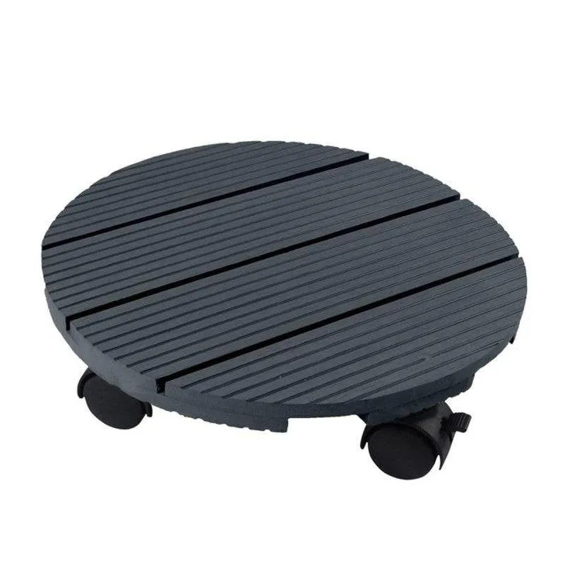 Supporto Ruotante Nature per vasi WPC 30 cm - immagine 1
