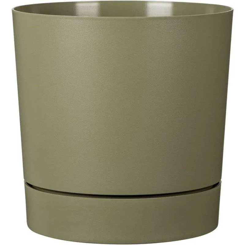 Vaso Garden Id Plano Reserve Autoirrigante 14 L Diametro 29 cm Verde Muschio - immagine 1