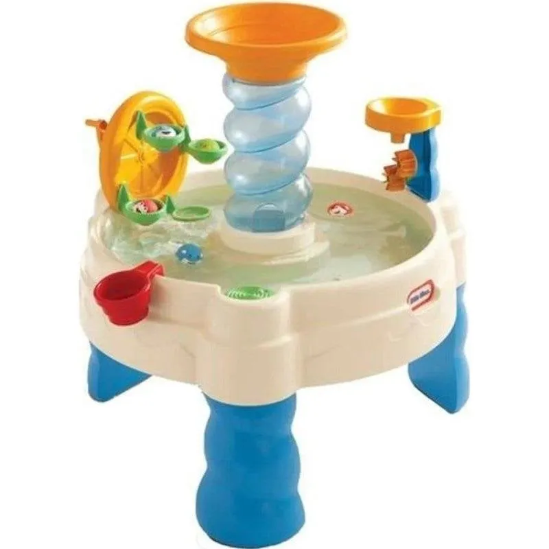 Tavolo Giochi Acqua Little Tikes 173752E3 Azione a Spirale con Ruote Idrauliche - immagine 1