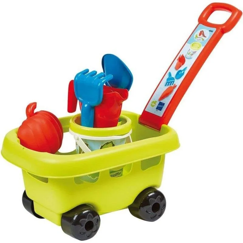 Carrello giardino Ecoiffier 40 cm con 7 accessori - immagine 1