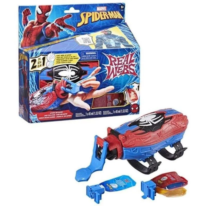 Guanto lanciatore Spider-Man Real Webs Ultimate Web Blaster 2 in 1 - immagine 1