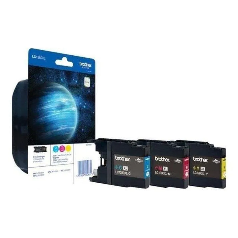 Cartuccia di inchiostro Original Brother LC1280XLRBWBP 3-pack - immagine 1
