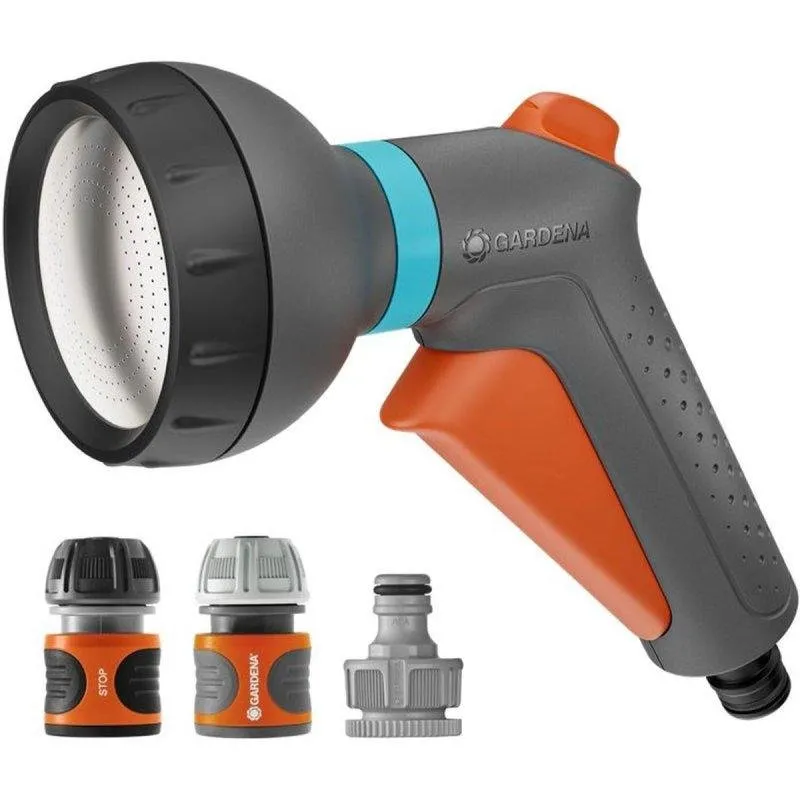 Pistola nebulizzatrice Gardena Classic Aquastop e Connettore Rapido - immagine 1