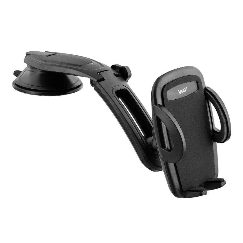 Supporto da cruscotto WDASH TnB per smartphone, nero - immagine 1