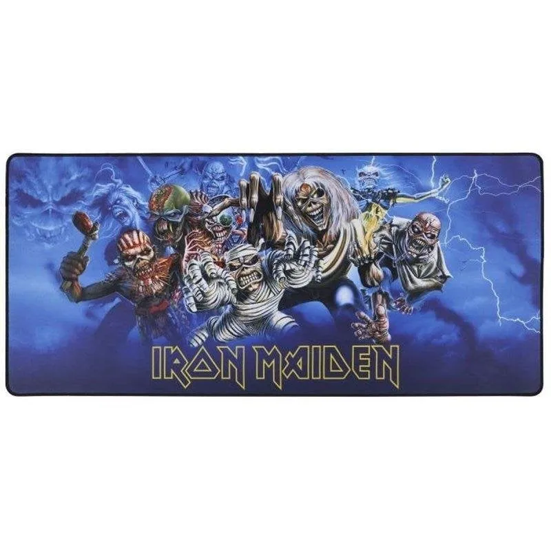 Tappetino mouse Subsonic Iron Maiden XXL 90x40 cm base antiscivolo 3 mm - immagine 1