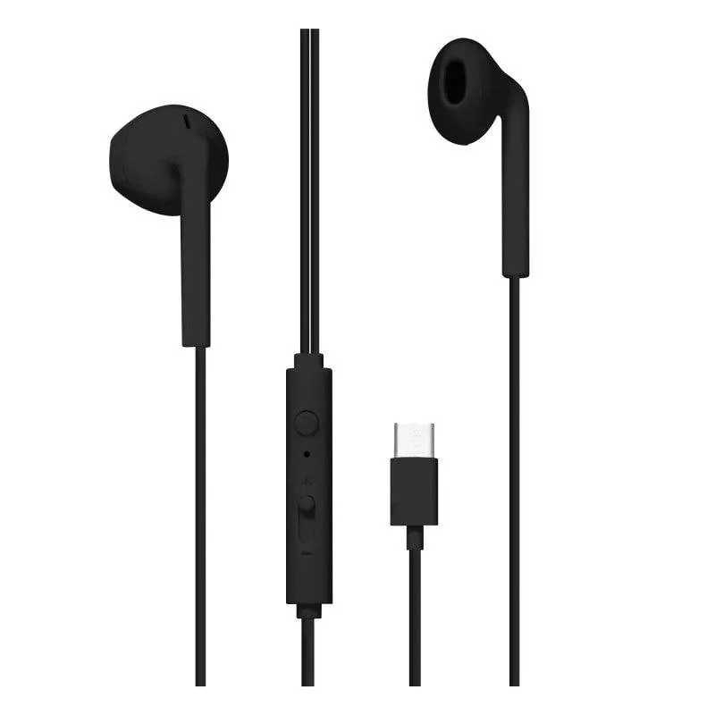 Auricolari TnB C-Buds cablati USB Type-C semi in-ear neri - immagine 1
