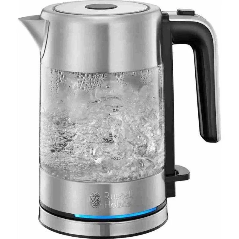 Bollitore elettrico Russell Hobbs Compact Home vetro 0,8 L 2200 W - immagine 1