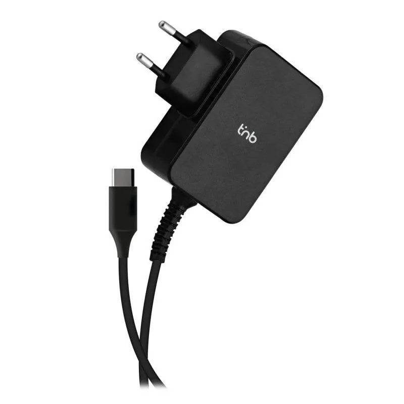 Caricatore TnB CHNBTC65W USB-C 65W cavo 1,8 m Nero - immagine 1