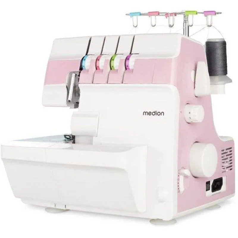 Macchina per cucire Overlock Medion SO 90/91W Rosa LED 91 W - immagine 1
