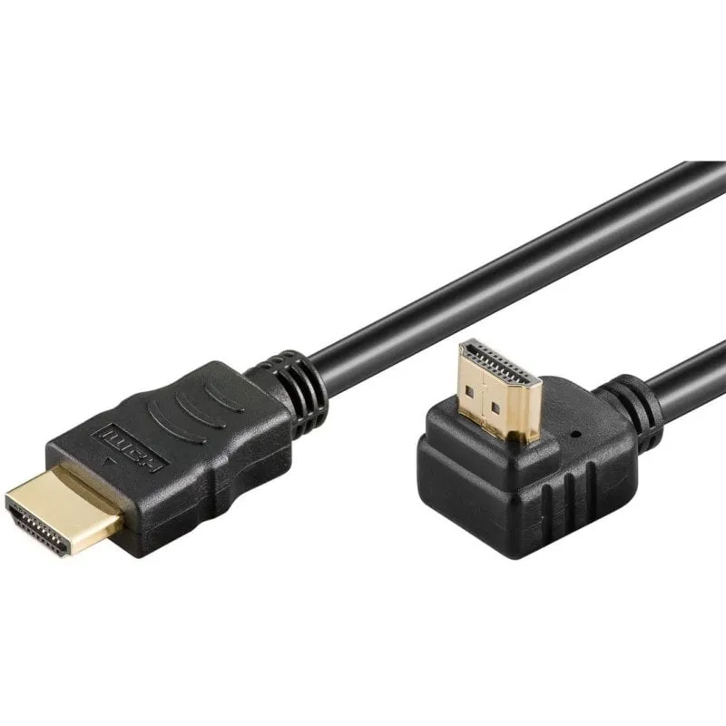 Cavo HDMI Goobay 61297 3m 4K 60Hz HDR 3D Angolato - immagine 1