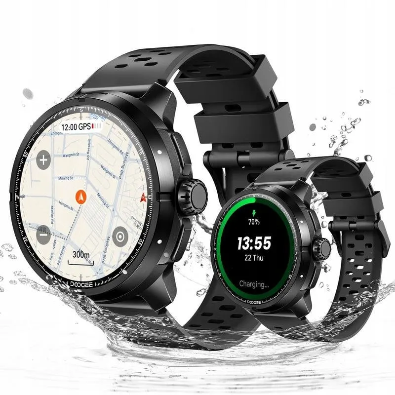 DOOGEE Anymoving M1 Pro Bluetooth GPS 50mm Nero Smartwatch AMOLED - immagine 1