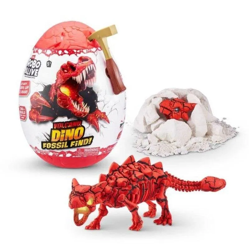 Kit di scavo Zuru Robo Alive Vulcano Fossili S2 luci suoni - immagine 1