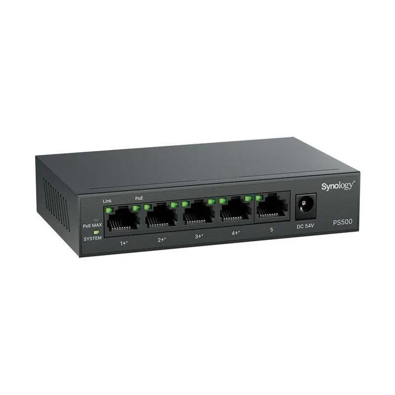 Switch Synology PS500 PoE+ 5 porte - immagine 1