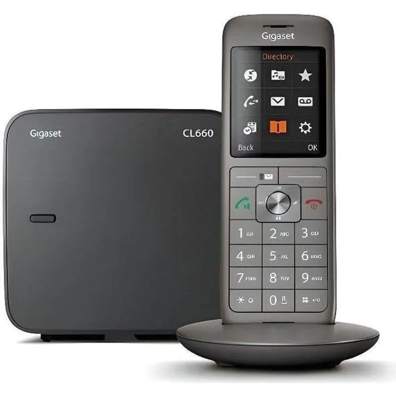 Telefono cordless Gigaset CL660 display colore 2,4" vivavoce - immagine 1