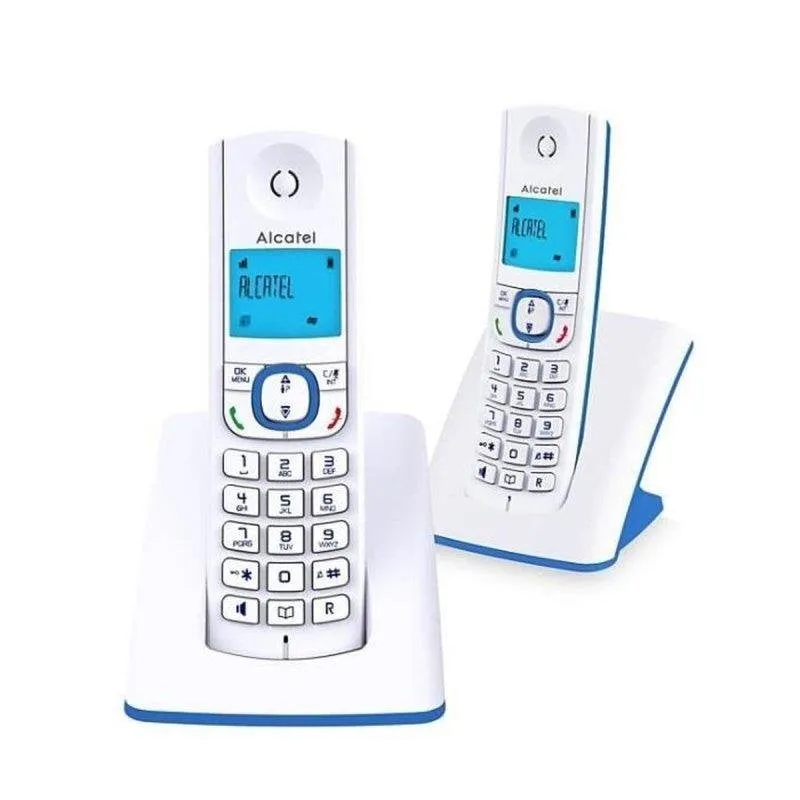 Telefono cordless Alcatel F530 Duo Blu con identificazione chiamate - immagine 1