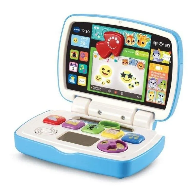 Computer educativo Vtech Baby Ordi Des Découvertes Blu interattivo - immagine 1