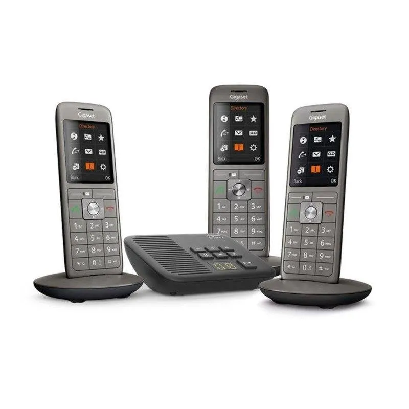 Telefono cordless Gigaset CL 660A Trio Segreteria Integrata 3 Terminali - immagine 1