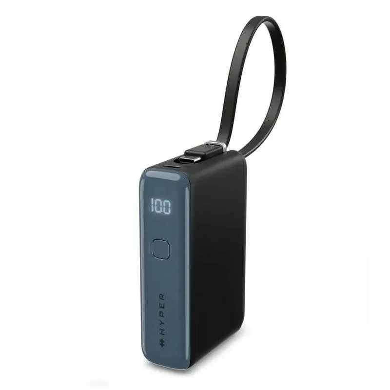 Power Bank Hyper HJ5401BKGL 10000 mAh 30 W Idonea per aereo Nero - immagine 1