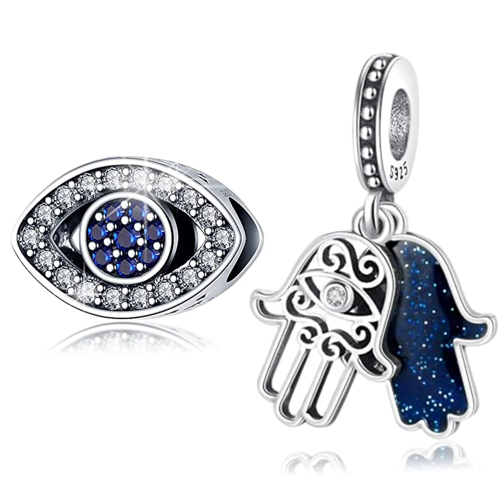 LNQOBU Charm Bead Ciondolo Donna Argento Sterling 925 è Adatto a Bracciali e Collane da Donna - immagine 1