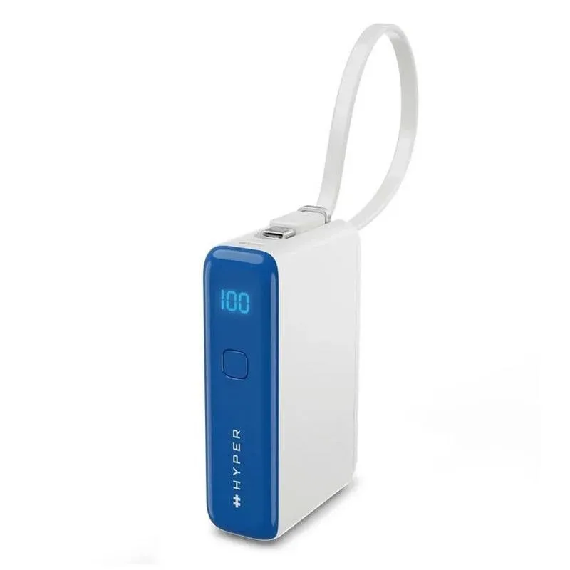 Power Bank Hyper 10000 mAh 30 W Apta per aereo Blu - immagine 1