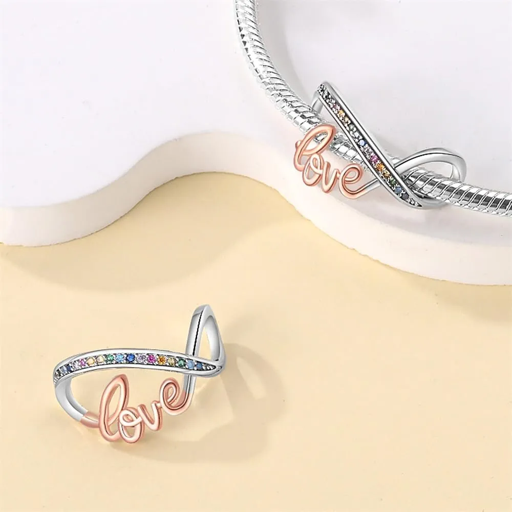 LNQOBU Ciondolo con Charm Argento Sterling 925 Fatima's Hand Dangle Charm Compatibile con Pandora e Europei Bracciale Collane da Donna(Fornito con una Perlina) - immagine 3