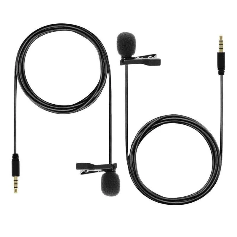Microfono TnB INLAPMICDB nero con clip e cavo 3,5 mm 2 m - immagine 1