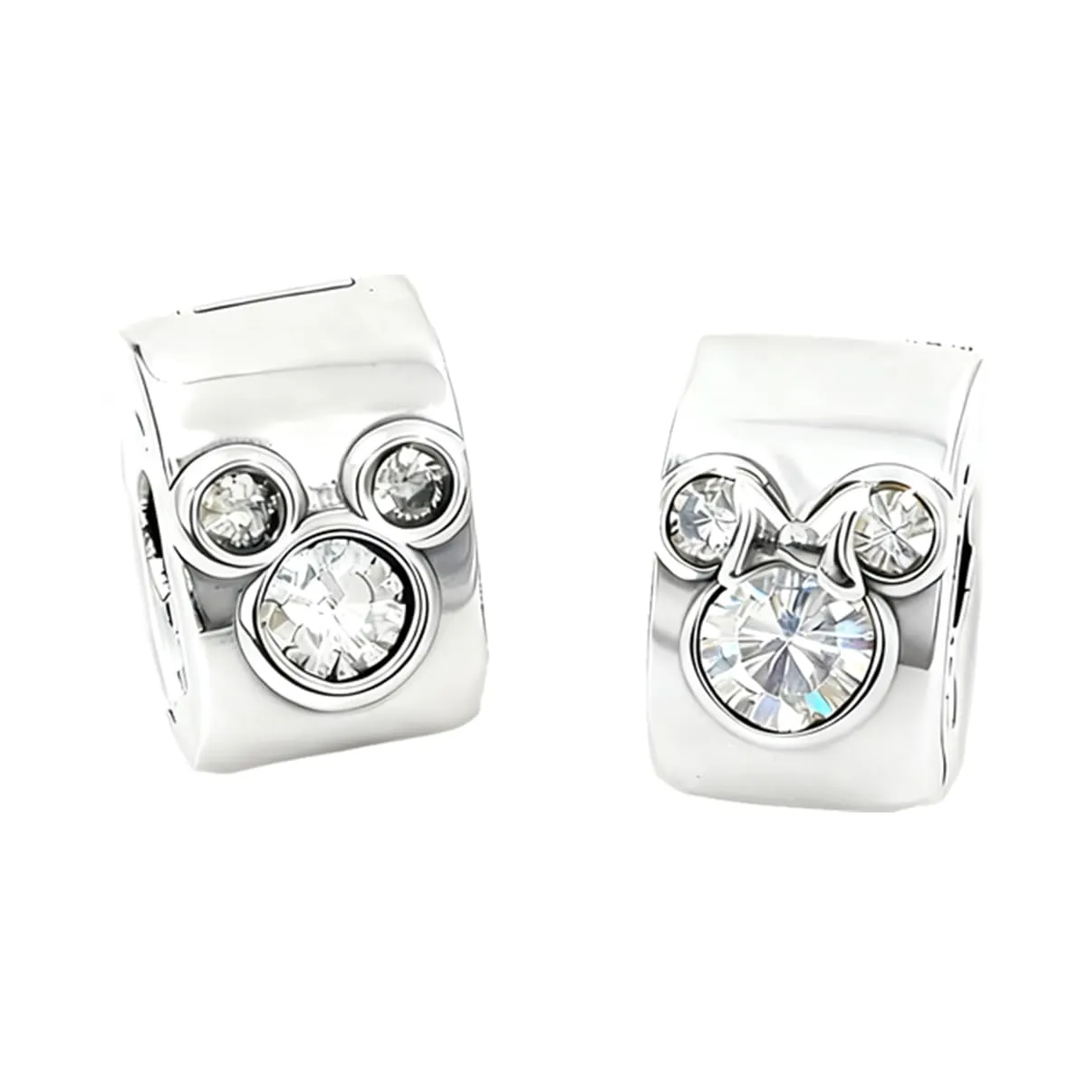 WEIMU Charms Ferma-perle in vero argento sterling 925 per bracciali, ferma-ciondoli per braccialetti con perle, perle ferma-ciondoli, m, Argento sterling, Zirconia cubica - immagine 1