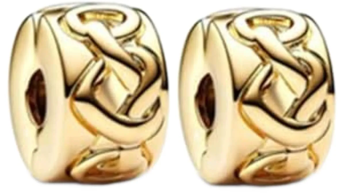 WEIMU Charms Stopper in argento sterling 925 in argento sterling 925 per bracciale stopper ciondoli ciondoli con perline distanziali con ciondoli, m, Argento sterling, Zirconie sintetico - immagine 1