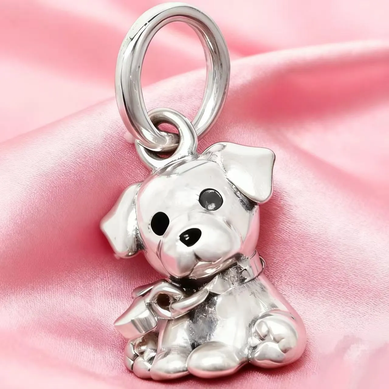 WEIMU Charms Stopper in argento Sterling 925 per braccialetto Stopper Charms per braccialetto con perline Charm ciondolo distanziatore, m, Argento sterling, Zirconia cubica - immagine 2