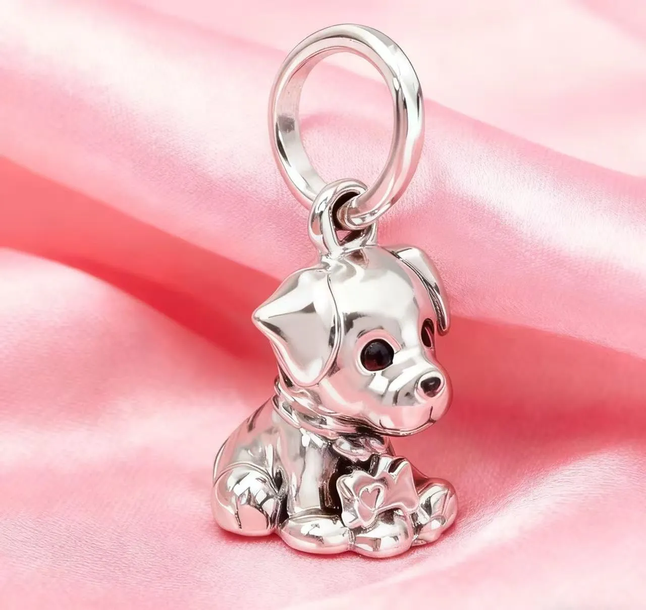 WEIMU Charms Stopper in argento Sterling 925 per braccialetto Stopper Charms per braccialetto con perline Charm ciondolo distanziatore, m, Argento sterling, Zirconia cubica - immagine 3
