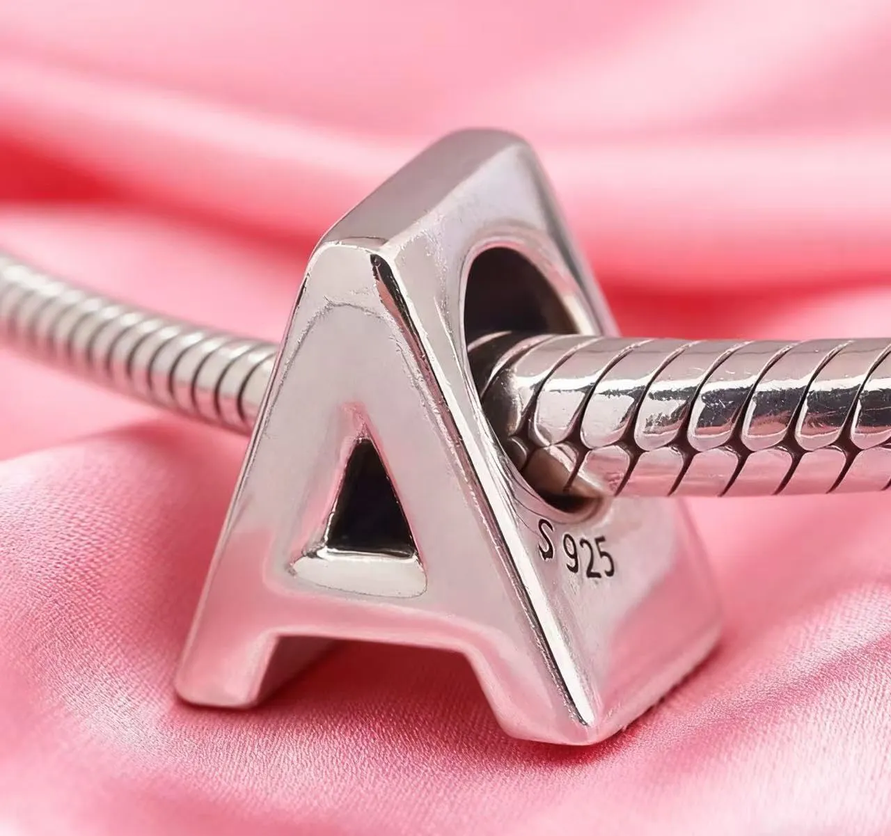 WEIMU Charms S925 - Ciondolo in argento per braccialetti, amuleti, compatibile con braccialetti europei e collanina da donna, m, Argento sterling, Zirconie sintetico - immagine 4