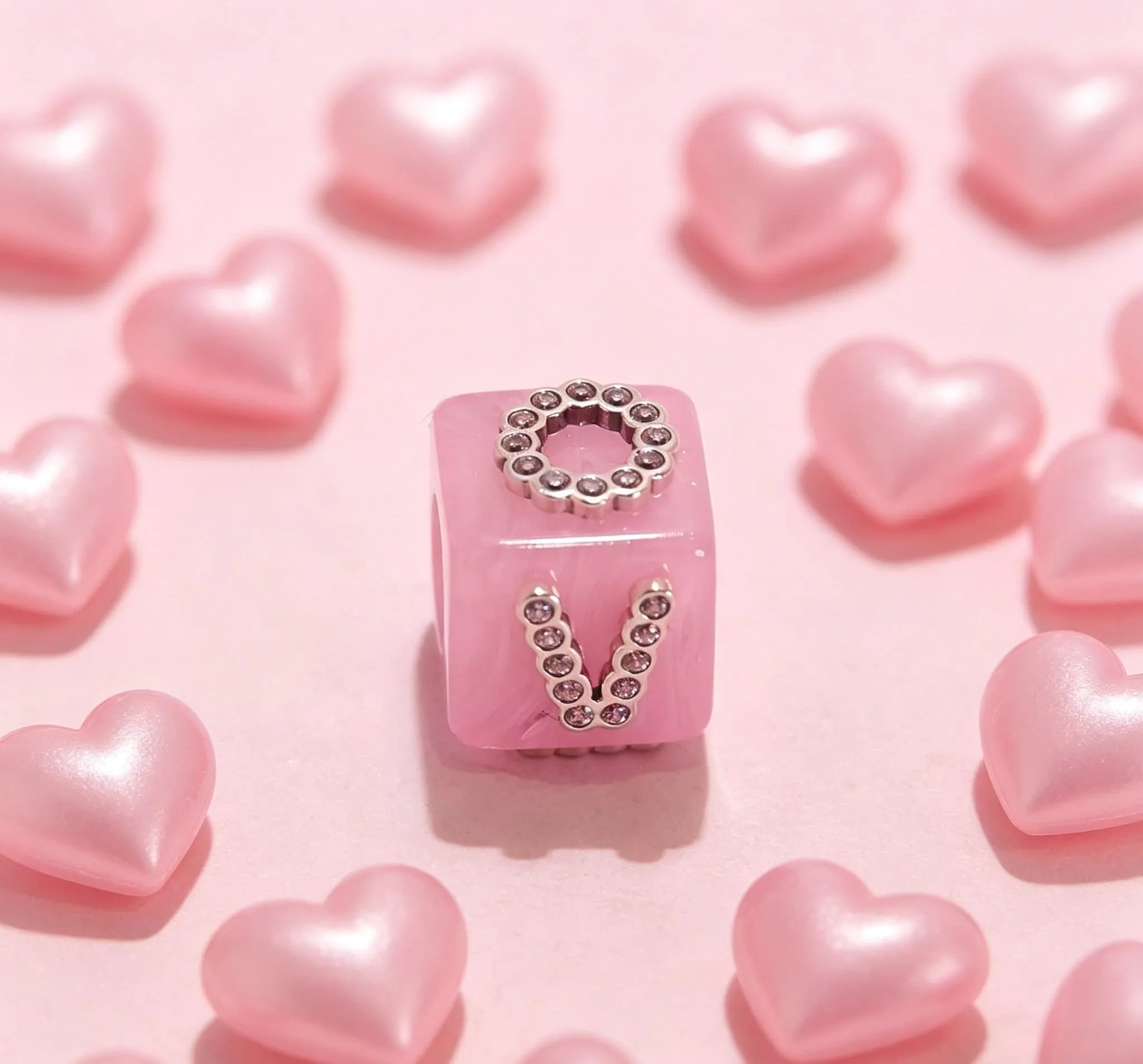 WEIMU Charm in Argento S925 per Braccialetti, Ciondolo Stopper, Charm con Perle, Compatibile con Braccialetti e Collane Europei per Donne, m, Argento sterling, Zirconie sintetico - immagine 3