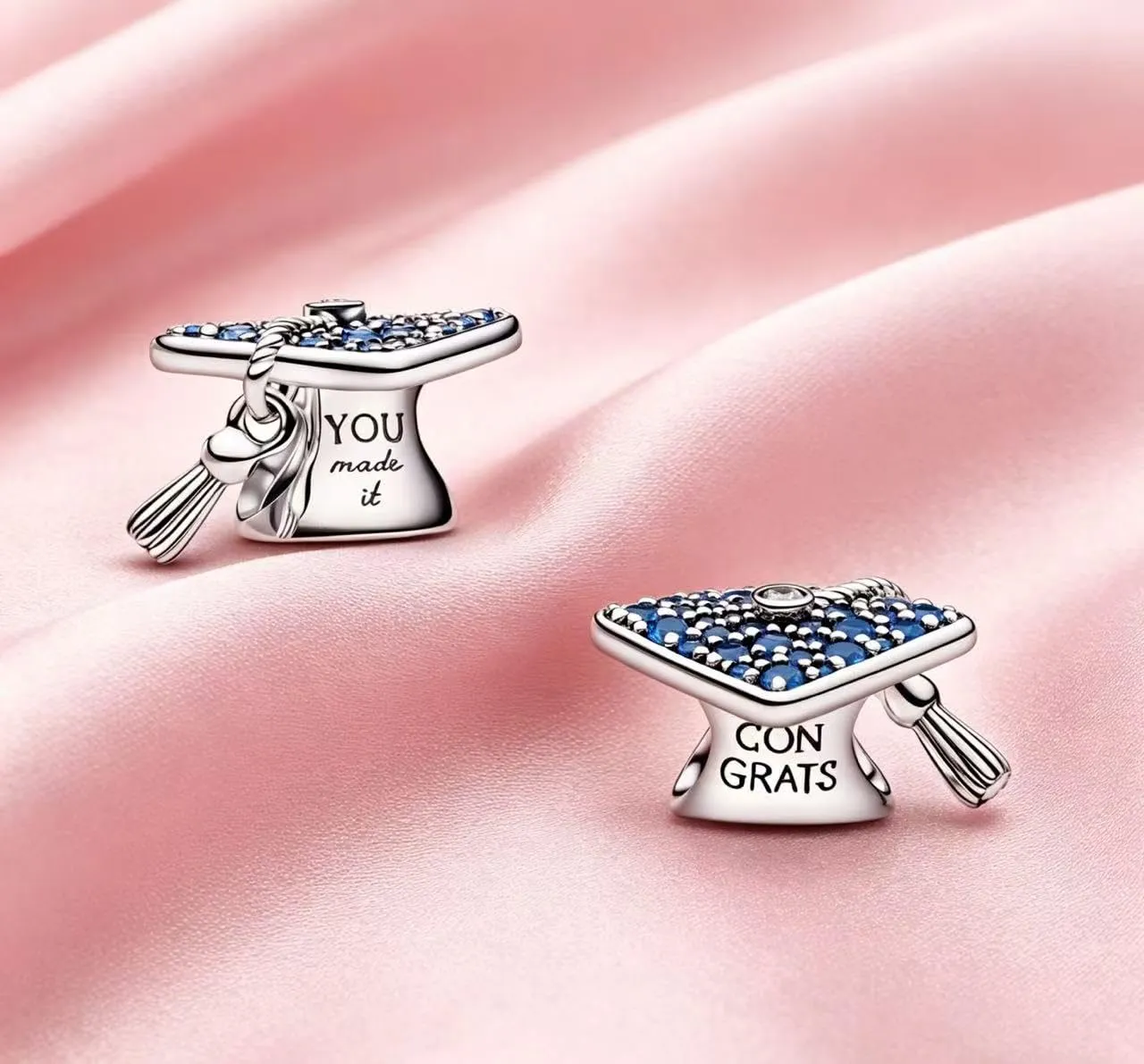 WEIMU Ciondoli in argento S925 per bracciali, ciondoli a forma di perline, compatibili con braccialetti e collane europei per donne, m, Argento sterling, Zirconia cubica - immagine 3