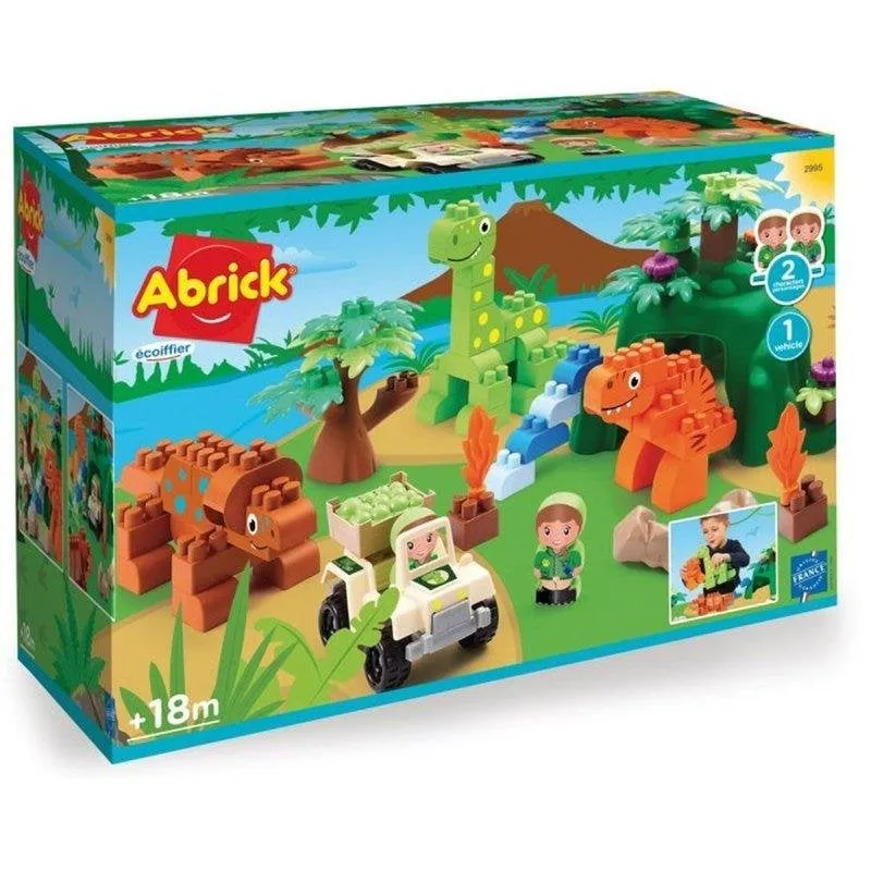 ECOIFFIER Dinoland Abrick Set Di Costruzione 2995 87 pezzi - immagine 1